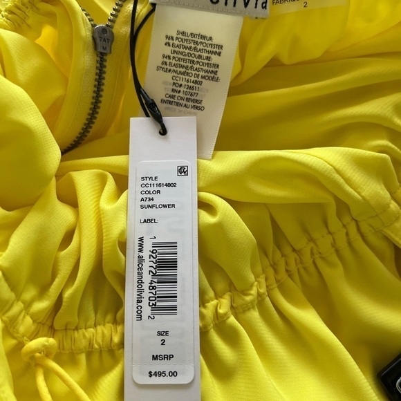 ALICE + OLIVIA Adalyn Pleated Halter Jumpsuit - Picture 4 of 13